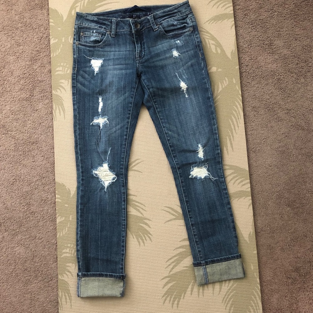 Refuge skinny ankle jeans